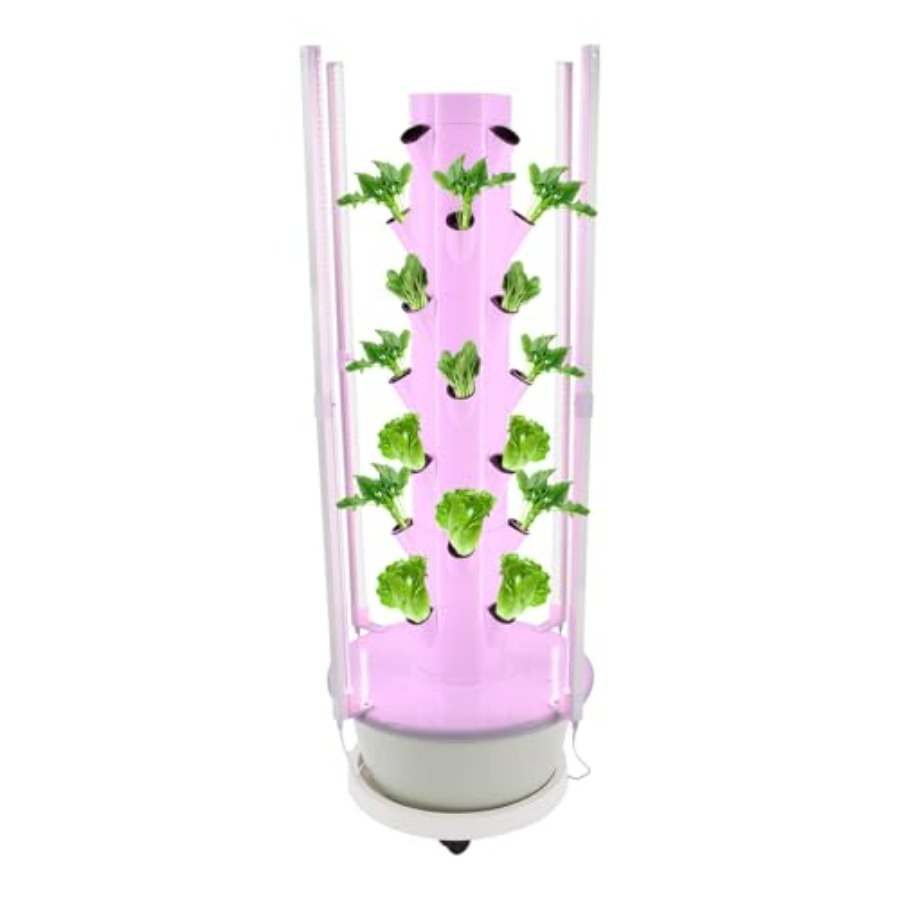 Hydroponic Tower - Torre de cultivo hidropónico para jardines