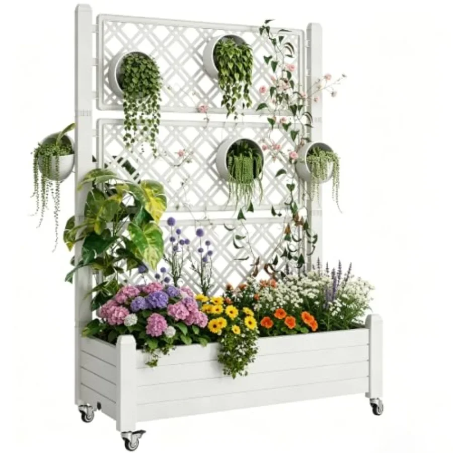Cama de jardín elevada con est - Self Watering Planter reseña y precio