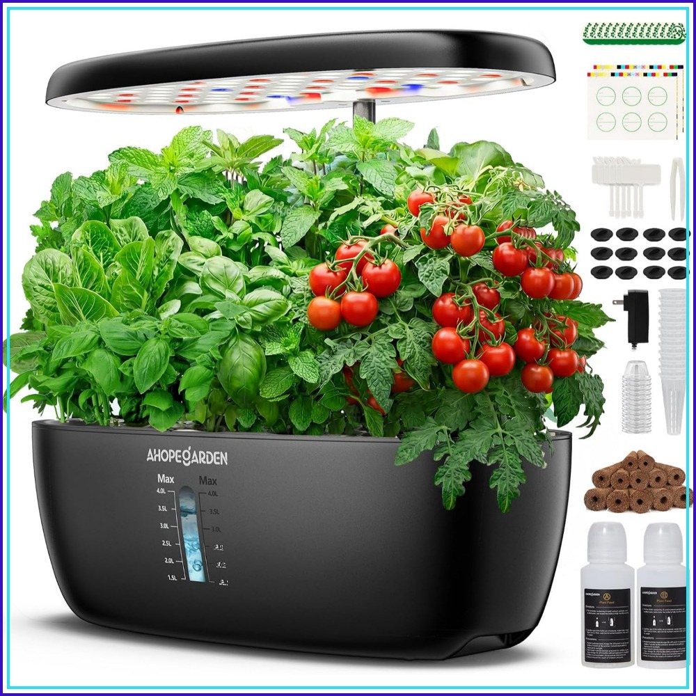 Jardín Hidropónico de 12 Macet - Indoor Garden Kit reseña y precio